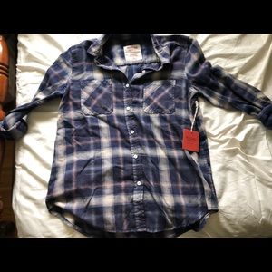 Flannel with the tags on